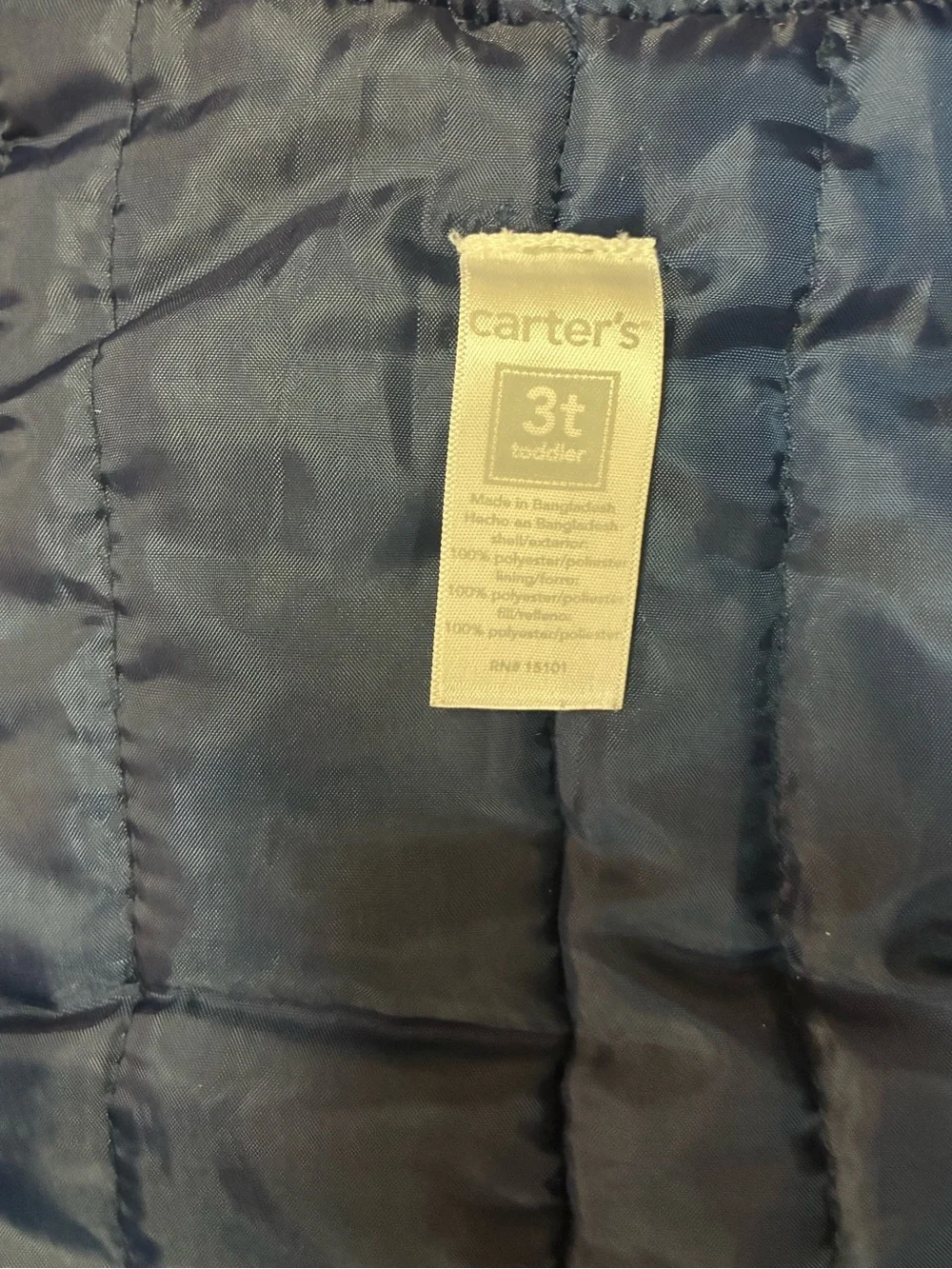 Carter's Black Insulated Kids Overalls Snow Bib